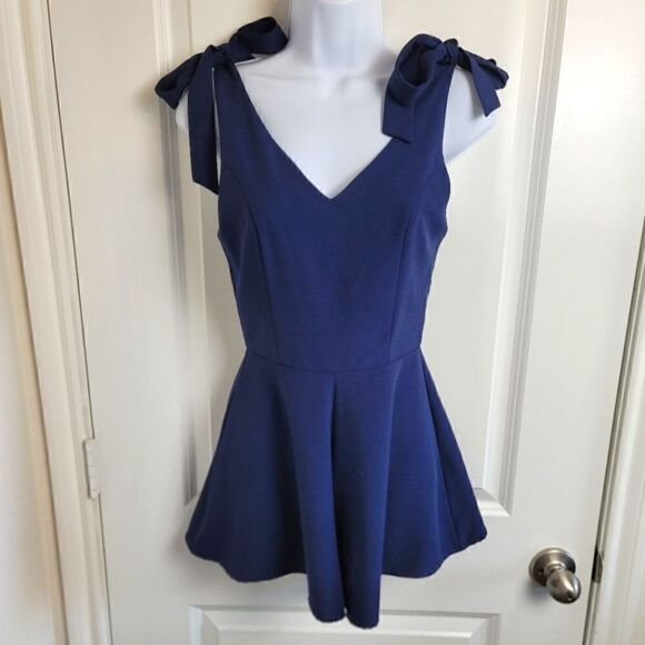 ALTAR'D STATE Navy Blue 'Alyssa' Romper - Picture 1 of 12